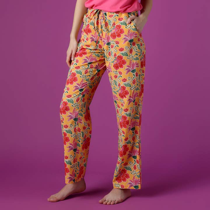 Pantalón amarillo Clarence en bolsa para venta al por mayor de Mahogany