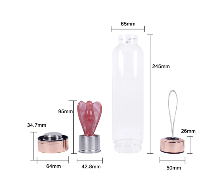 Crystolver (We Cover All Import Fees) – wholesale Water bottle – Angel Crystal Glass Water Bottle14
