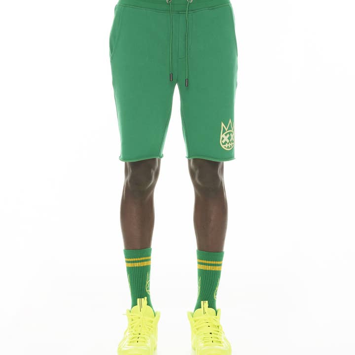 SWEATSHORT IN KELLY GREEN for wholesale by Cult of Individuality
