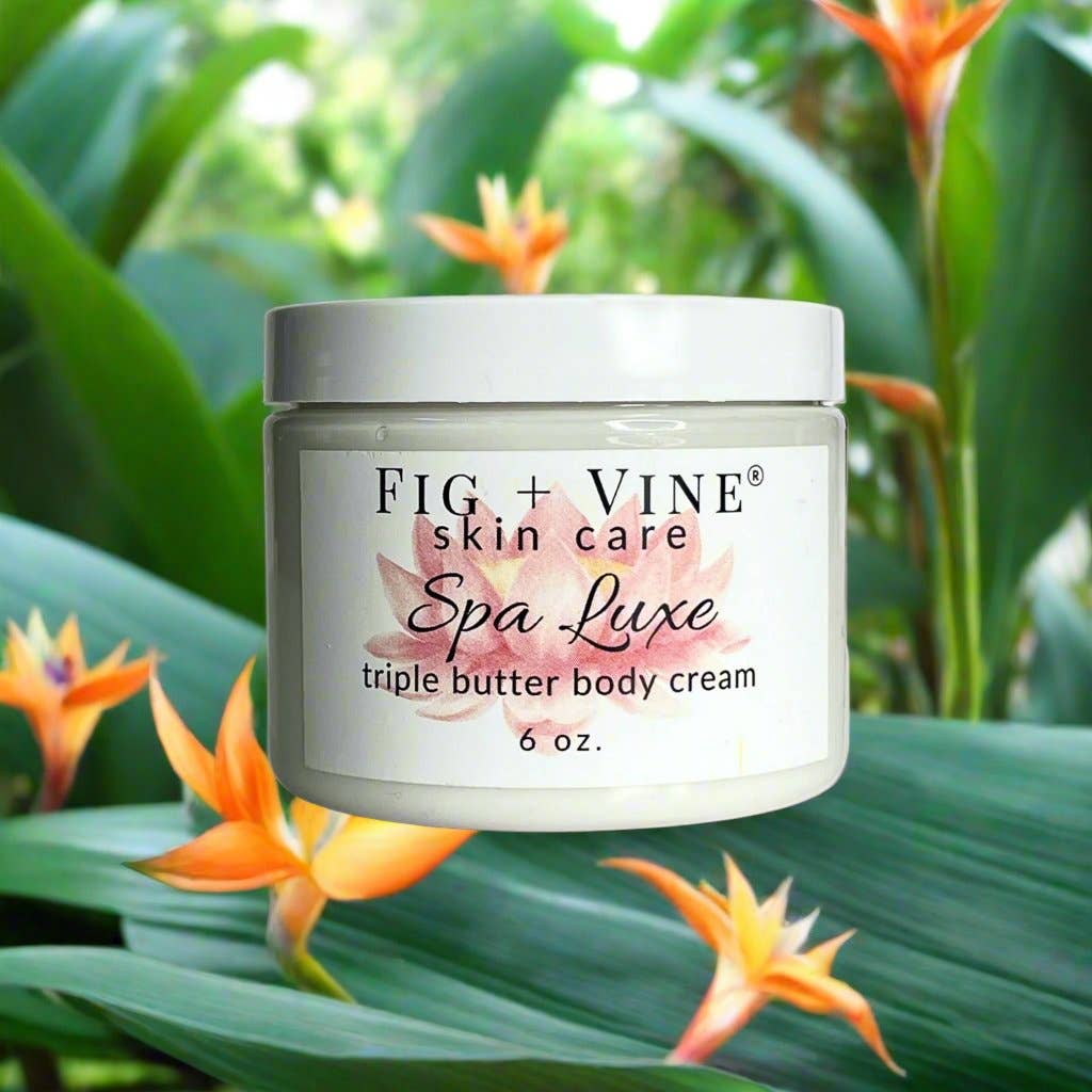 Fig + Vine Skincare - Wholesale Body Cream/Lotion - Triple Butter Body Cream - Spa Luxe1