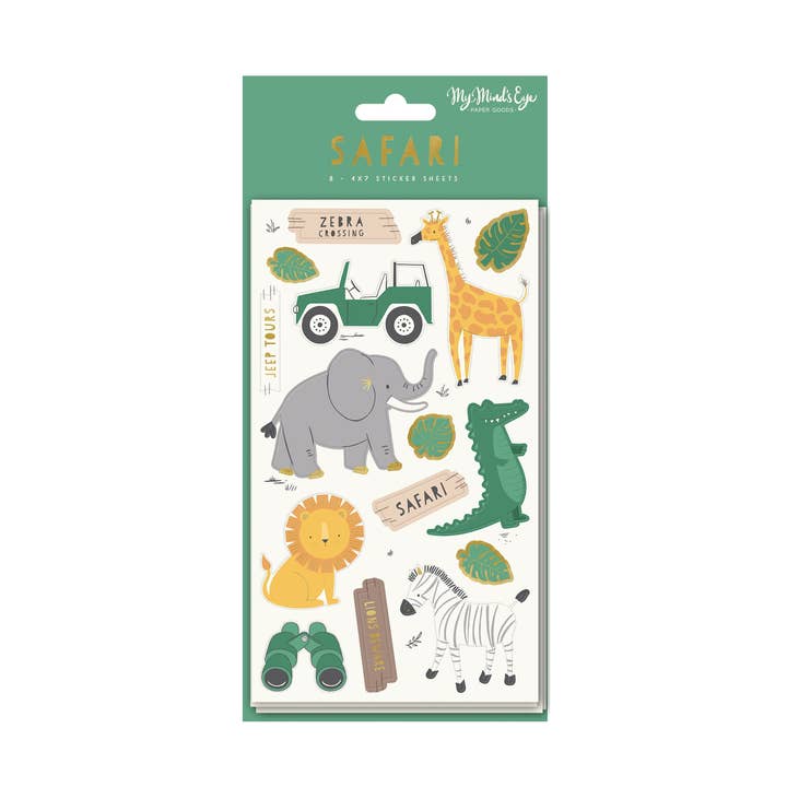 Safari Inspired Sticker Set for wholesale by My Mind’s Eye