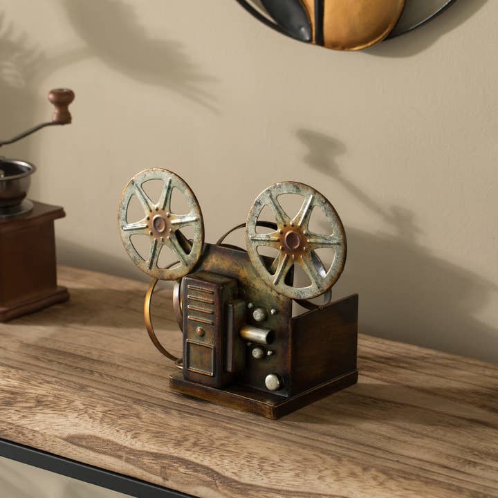 Quickway Imports - Wholesale Bottle Rack/Holder - Vintage Single Bottle Film Projector Wine Holder