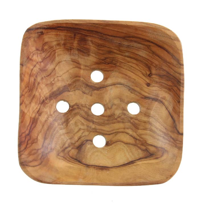 Olive Wood Soap Dish for wholesale by Be Home US