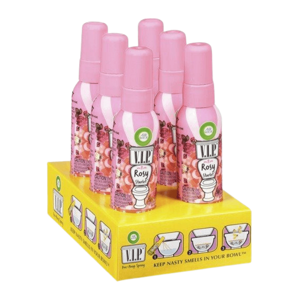 First Choice Buying – Engroshandel Toiletspray – Air Wick V.I.P. Pre-Poop Toilet Spray, Rosy Starlet, 1,85 oz2