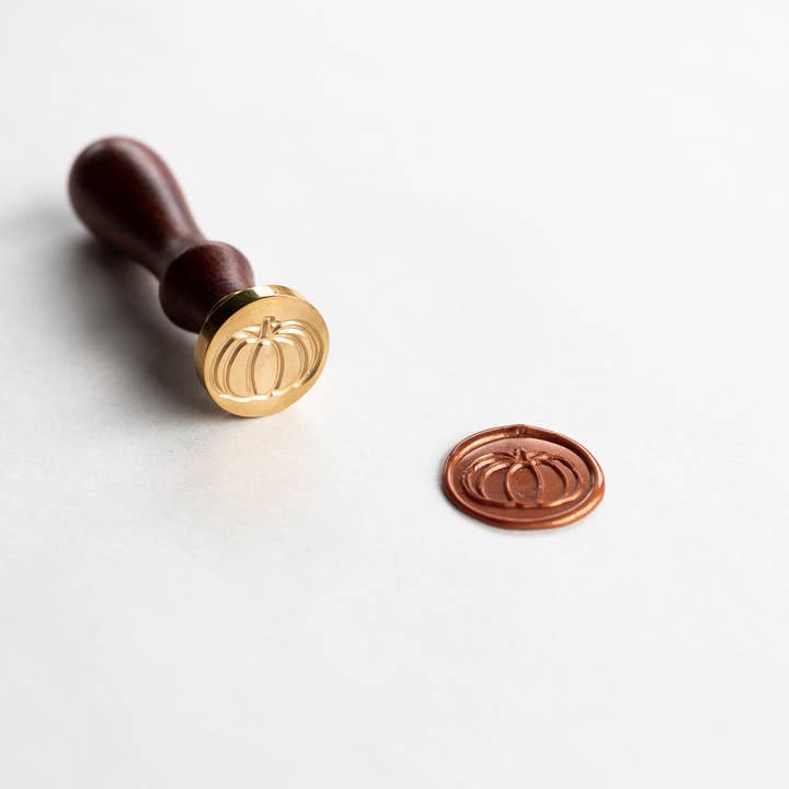 Modern Legacy Paper Company – wholesale Rubber/decorative stamp – Pumpkin Wax Seal Stamp Kit