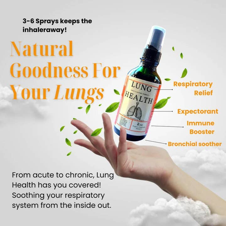Back2Nature Herbals - Wholesale Oral Supplement/Vitamin - Organic Lung Support Spray1