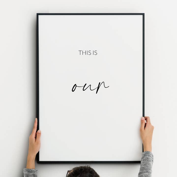 This Is Our Happy Place Prints (Set of 2) for wholesale by Embracing Rainbows