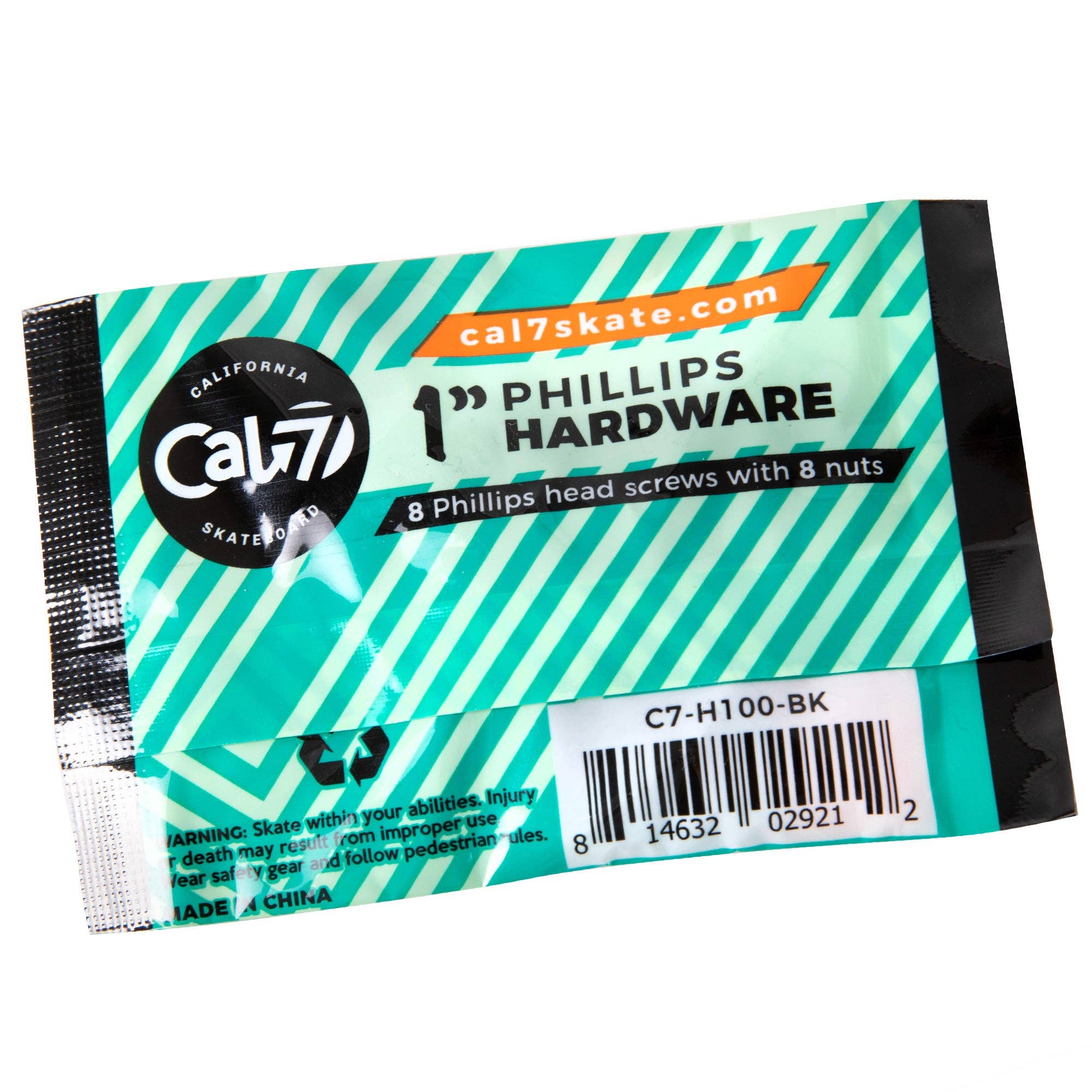 Cal 7 - Wholesale Sporting Accessories - Skateboard Bolts 1”18