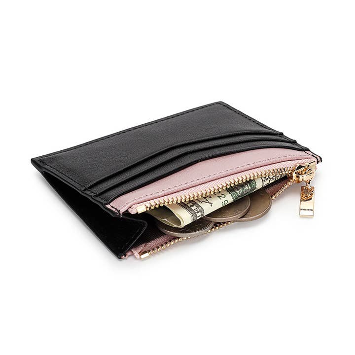 Porte-monnaie court en cuir fait main pour la vente par wandf