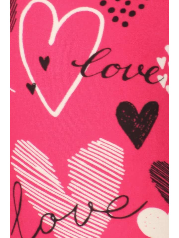 CC Wholesale Clothing - Wholesale Fashion Leggings - Women's - Heart Prints Printed, High Waisted Leggings3