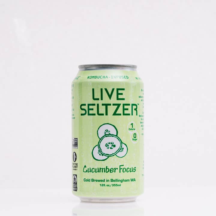 Kombucha Town - Wholesale Sparkling Water - Cucumber - Live Seltzer Water
