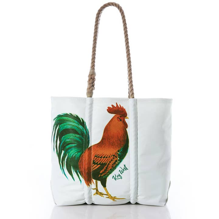 Key West Rooster Medium Tote for wholesale by Sea Bags