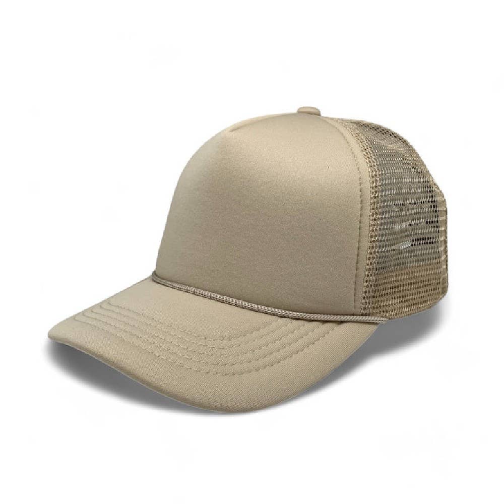 DOBBI - Wholesale Trucker Hat - Unisex - PLAIN FOAM TRUCKER 15
