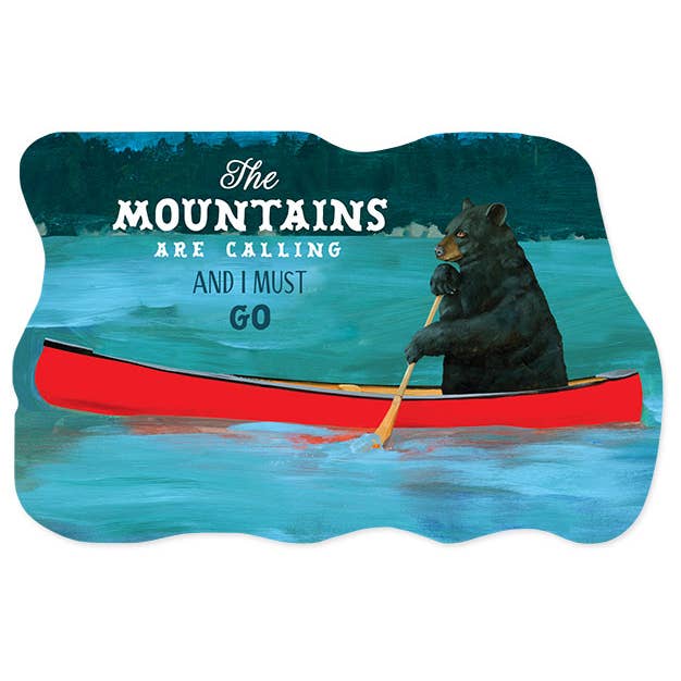 Paddla Björn Vykort för wholesale av 23rd Day Paper Goods