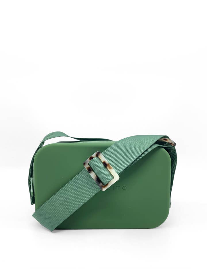 Hunter Green Splashkit Classic Set- Hunter Green Strap w/ White Tortoise Adjuster for wholesale by Viajecito