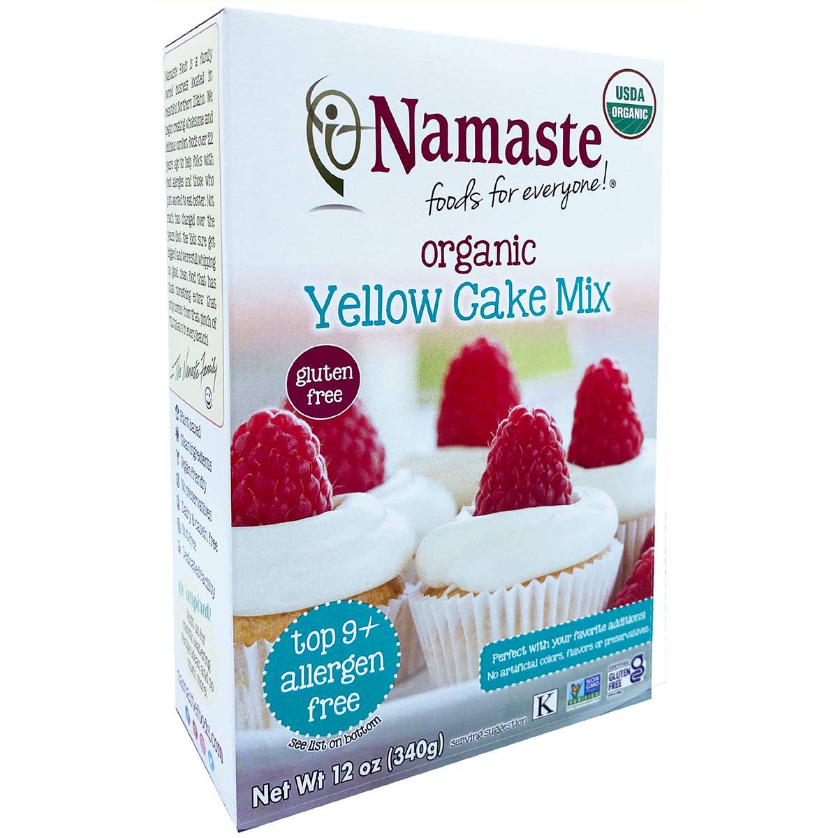 Namaste Foods - Vendita all'ingrosso Preparati per torte - Preparato biologico senza glutine per torta gialla1