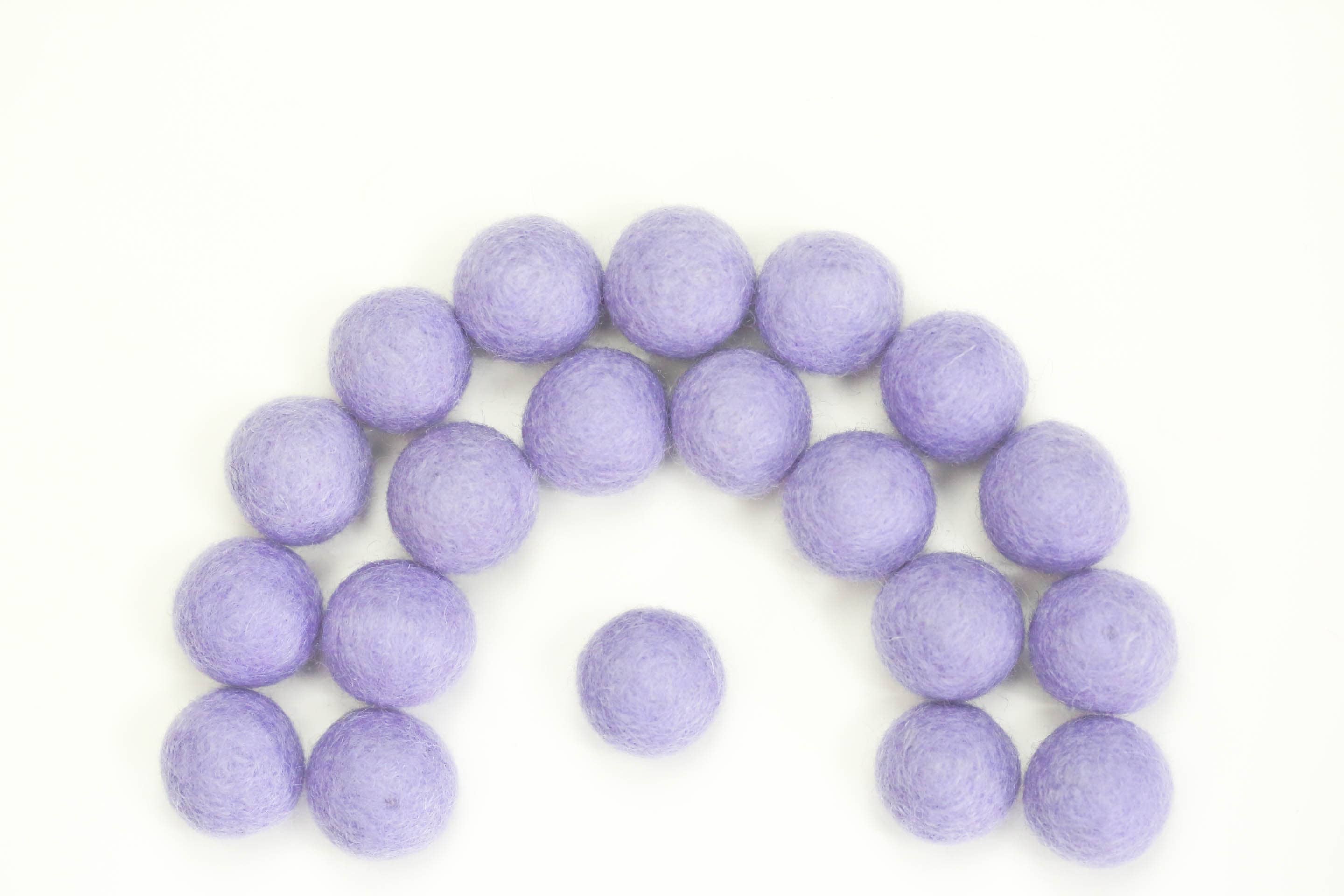 The Felt Pod - Wholesale Craft Supplies - 2.5 cm Felt Balls 100 Pieces -for DIY Garland Wool Beads39