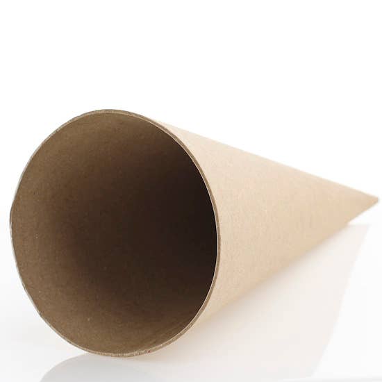 Factory Direct Craft - Vendita all'ingrosso Attrezzature per lavoretti e fai da te - Cono da artigianato in cartoncino di cartapesta 10-1/2" x 4"5