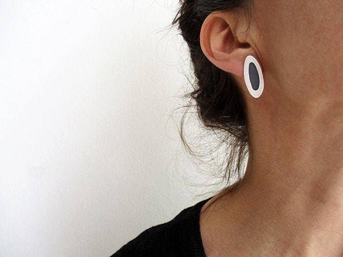 Kimya Joyas – Brincos de pino por atacado – Brincos Assimétricos de Prata com Pregos1