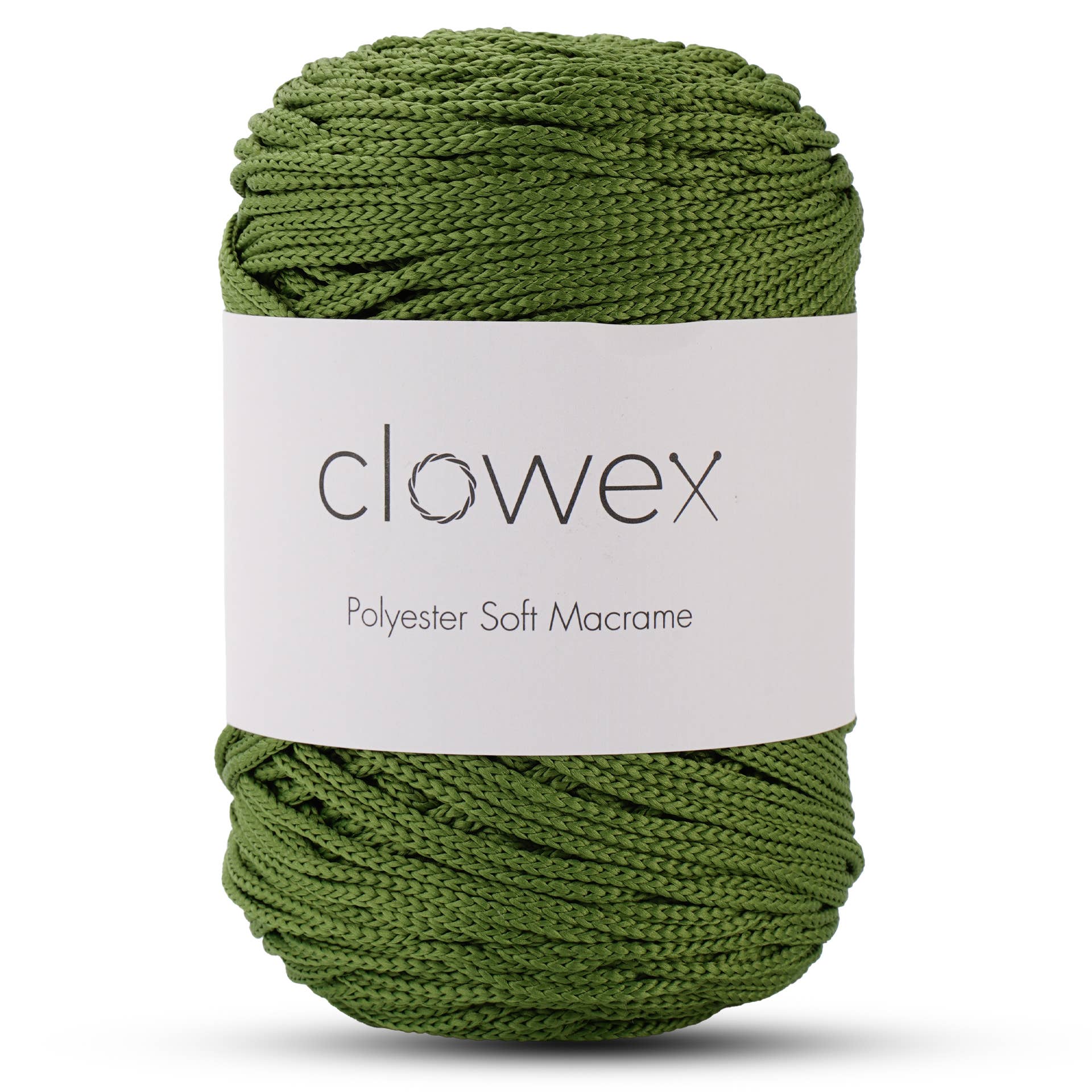 Clowex Textile LLC - Vente Fils à tricoter - Corde Macramé Douce en Polyester 2,5 mm, Fil de Corde Tressé Coloré29