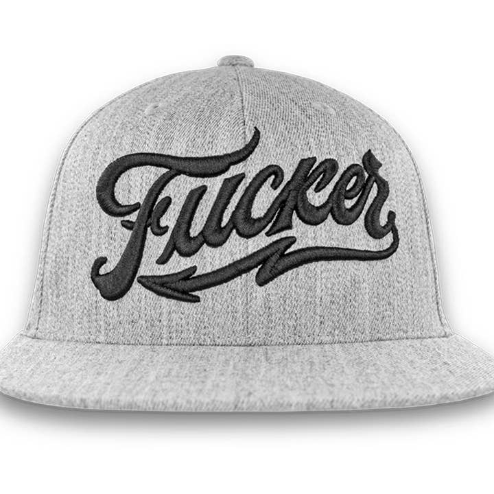 Fucker Flat Bill Cap for wholesale by Red Devil