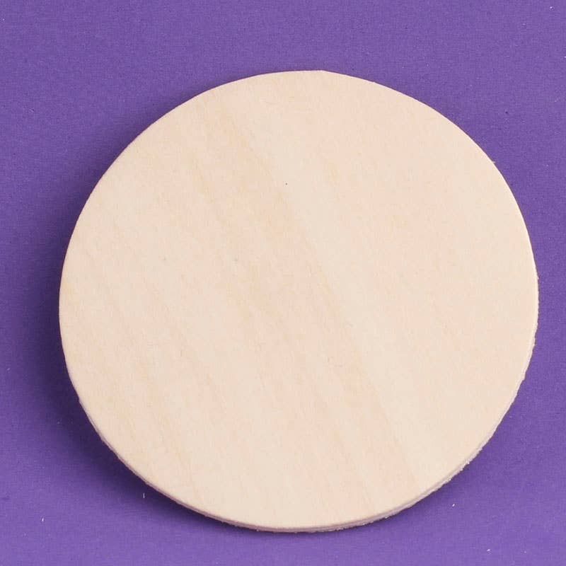 Factory Direct Craft – wholesale Cutouts – 3" Unfinished Wood Circle Cutout1