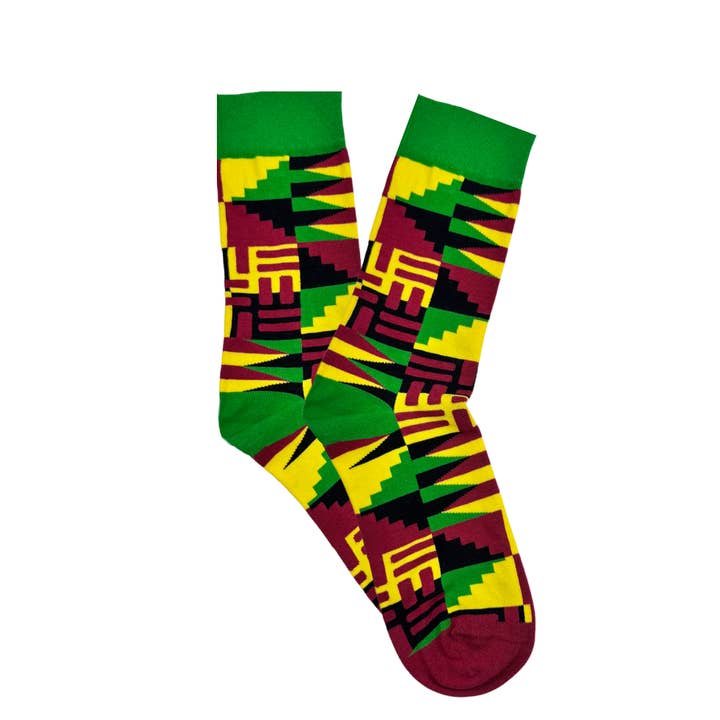 Scholar Socks Green for wholesale by Afropop