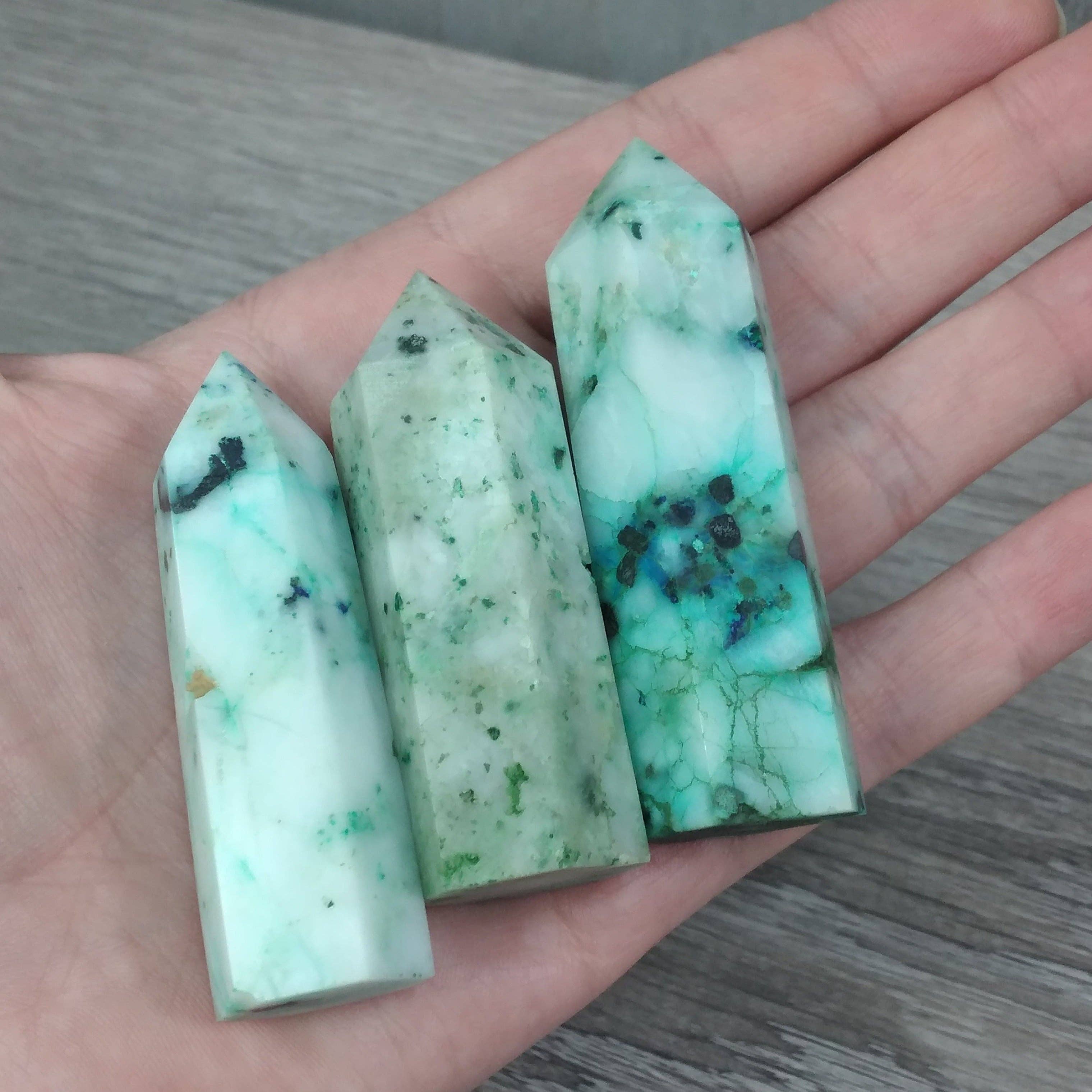 Keystone Crystals – wholesale Andlig sten/kristall – Gemstenskristall Obelisker 85–113 g | Grossist Kristalltorn Presentbutik15