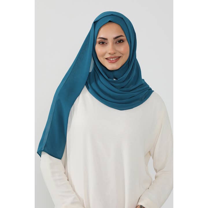 Aisha's Design - Wholesale Hijab – Women’s - Instant Chiffon Hijab Shawl for Women, Ready to Wear Lightweight Modest Scarf, Practical Slip-On Headscarf,PS-4949
