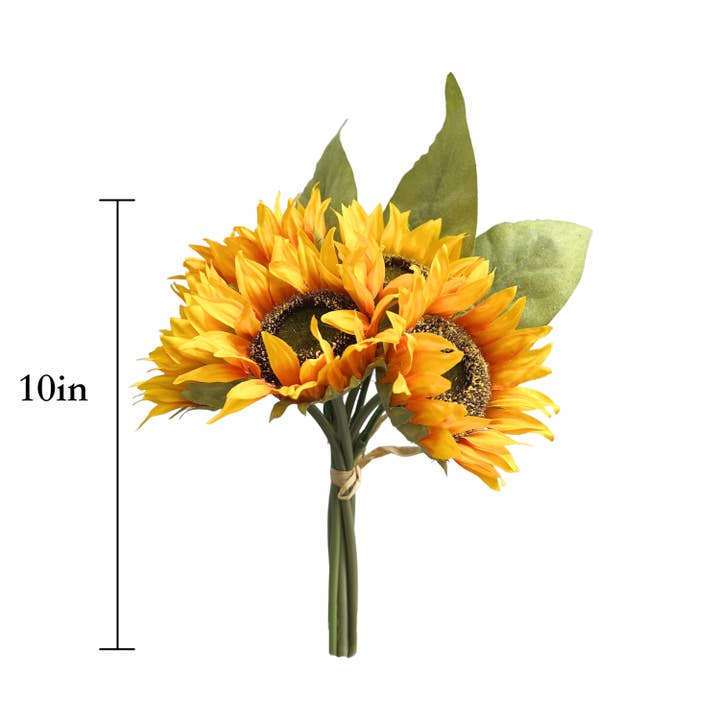 Sun Decorer - Wholesale Artificial flowers - Artificial Sunflower Arrangement with 5 Blooms2