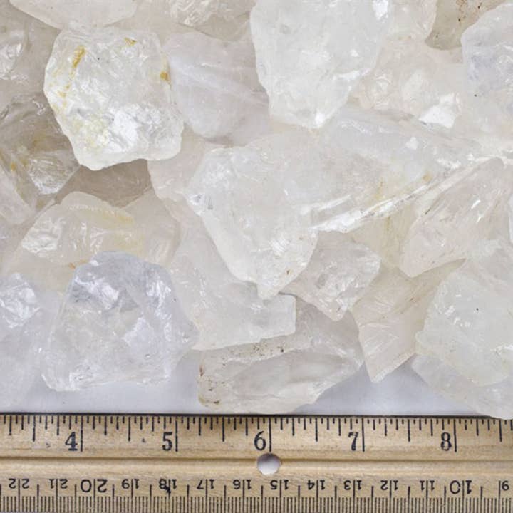 Fantasia Mining - Wholesale Spiritual stone/crystal - Rough Quartz Chunk Crystals - Raw Natural Stones (1 lb)2