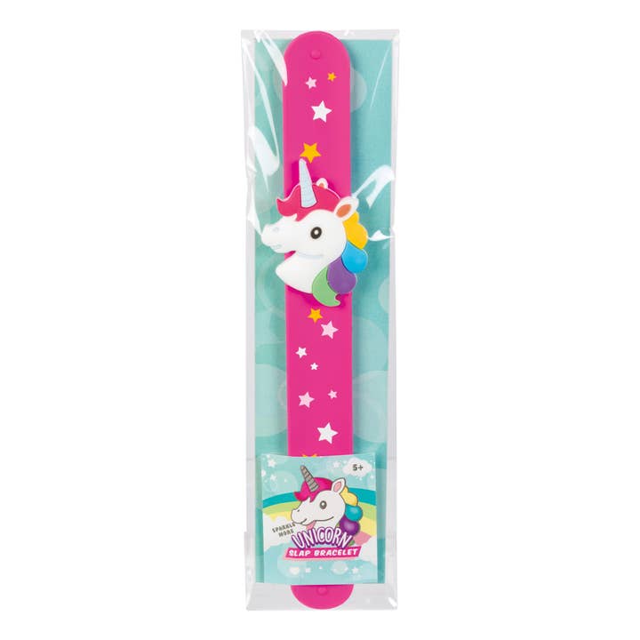 Toysmith - Wholesale Bangle Bracelet - Kids & Baby - Unicorn Slap Bracelet, Assorted Colors1