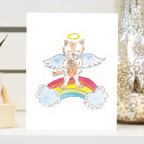 Sympathie pour animaux de compagnie (Chat) pour la vente par Paper Clutz Co.