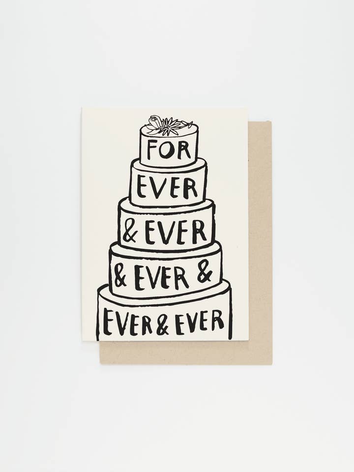 Forever and Ever Card - Case Pack of 6 Cards for wholesale by People I've Loved