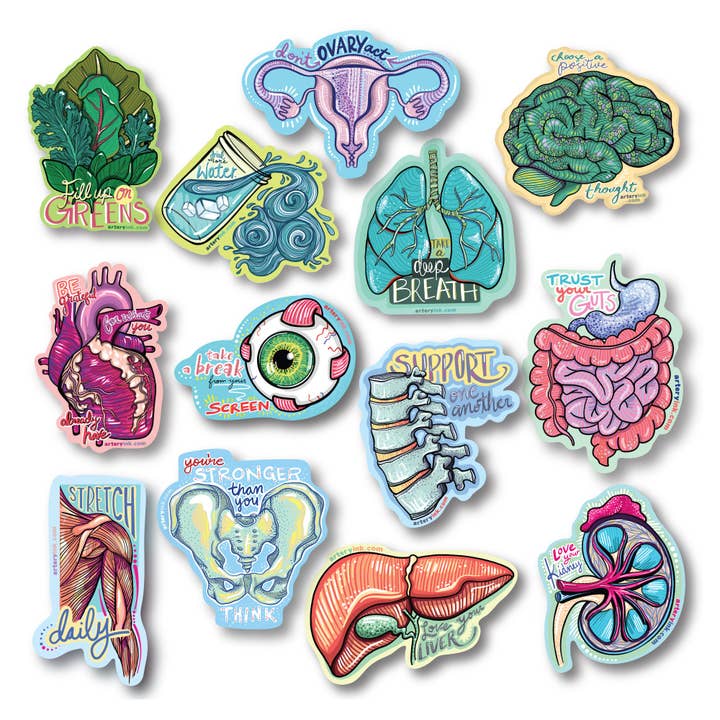 Reminder Stickers for wholesale by Artery Ink