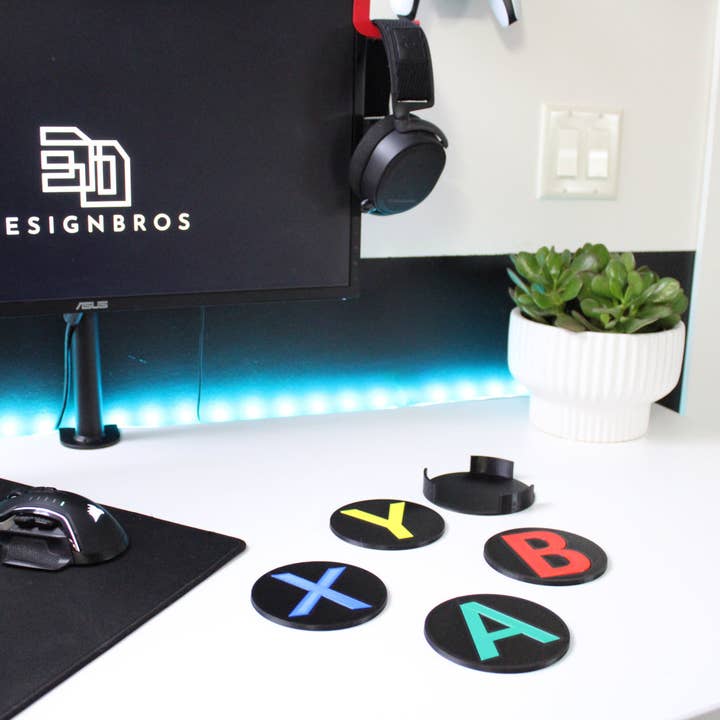 Xbox Themed Drink Coasters for wholesale by 3D Design Bros