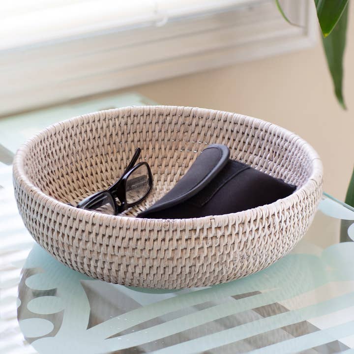 Artifacts Trading Company - Wholesale Decorative plate/dish/bowl - Rattan Everything Bowl – Decorative Basket5