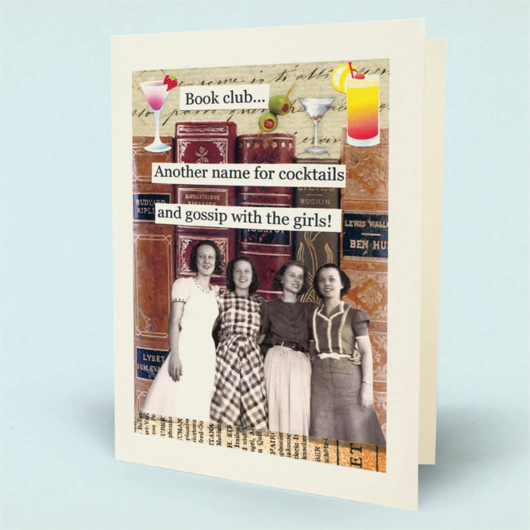 Mina Lee Studio - Wholesale Everyday Greeting Card - Cocktails And Gossip Card1