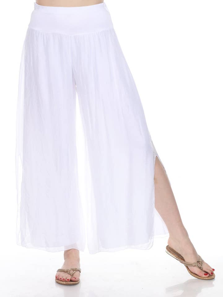 Silk Pant With Slit for wholesale by Marisima by Urban Mangoz