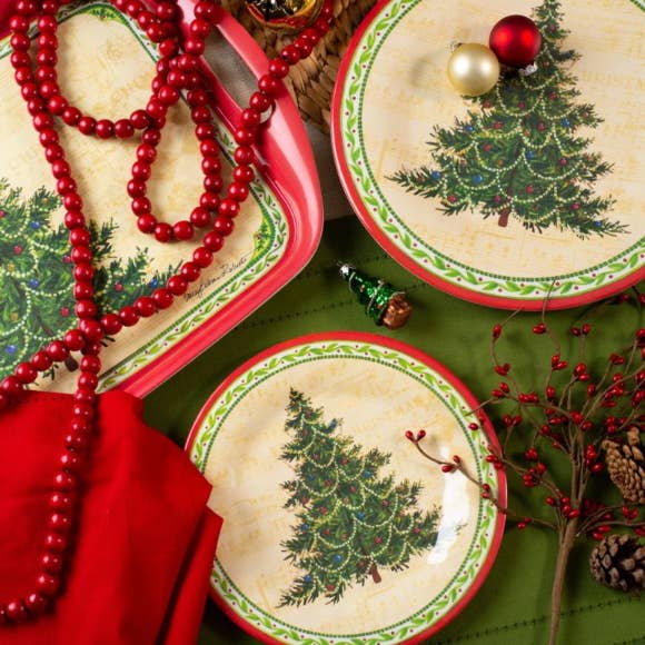 Bamboo Table - Wholesale Serving Tray - Merry Christmas Tree Bamboo Serving Tray/ Hostess Gift5