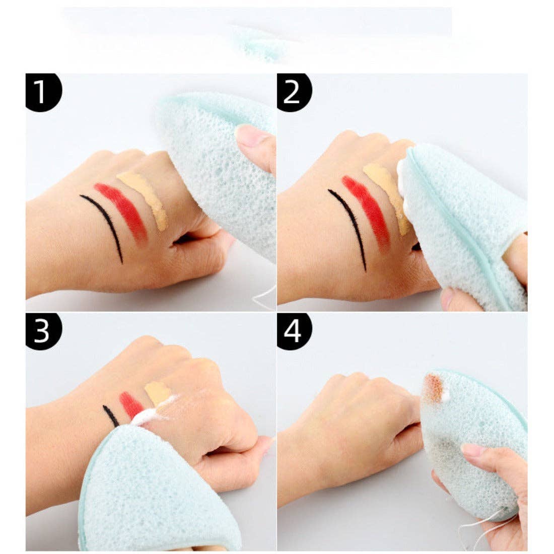 WEST AUSSIE SUPPLIES - Wholesale Makeup Remover - Magic Cleansing Puffs • Set of 2 in Pouch4