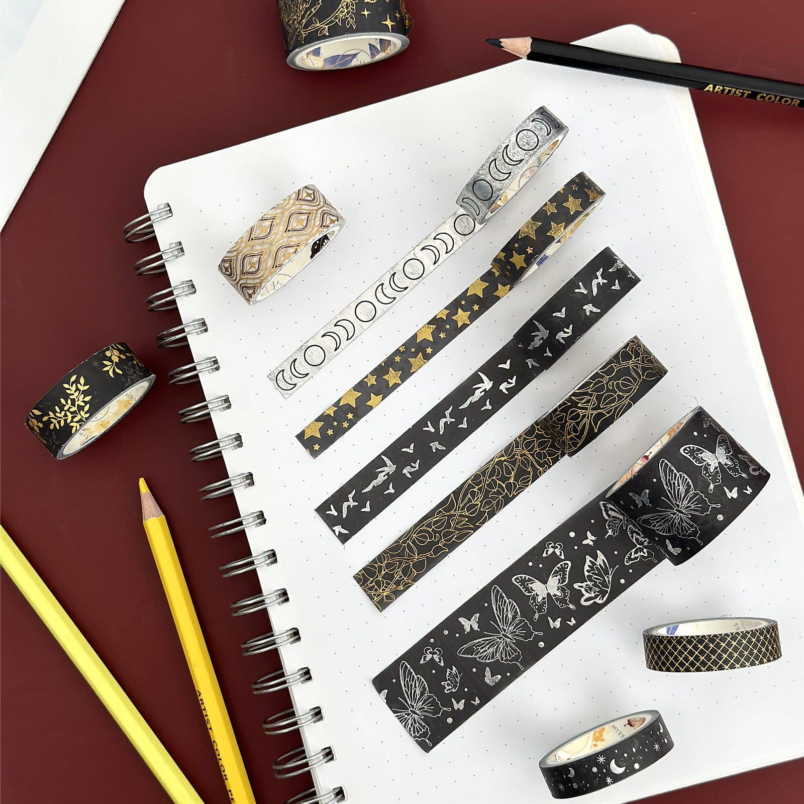 Wrapables.com - Wholesale Washi Tape - Wrapables Decorative Gold Foil Washi Tape Box Set33