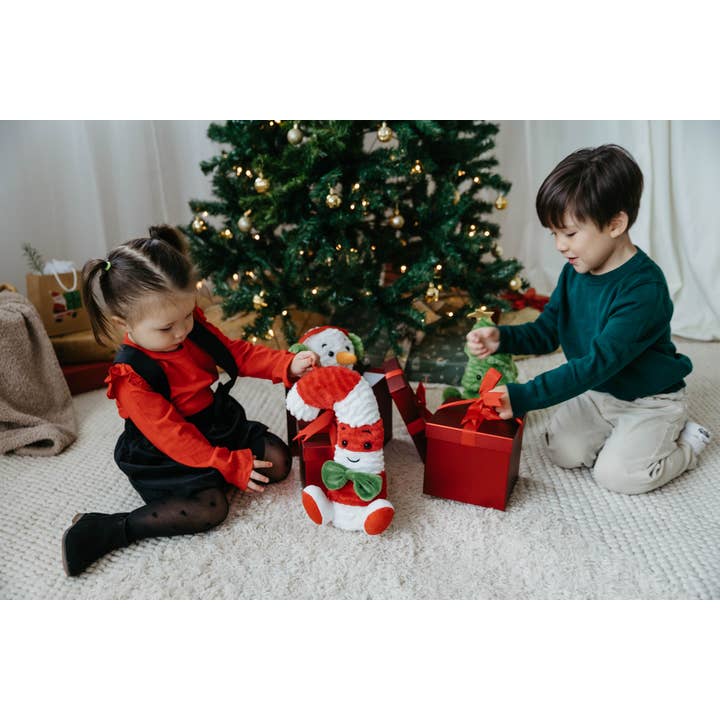 The Petting Zoo - Wholesale Stuffed/Plush Toy - Kids & Baby - Holiday Nuggetz Candy Cane Medium 11" (27cm) Eco-Plush2