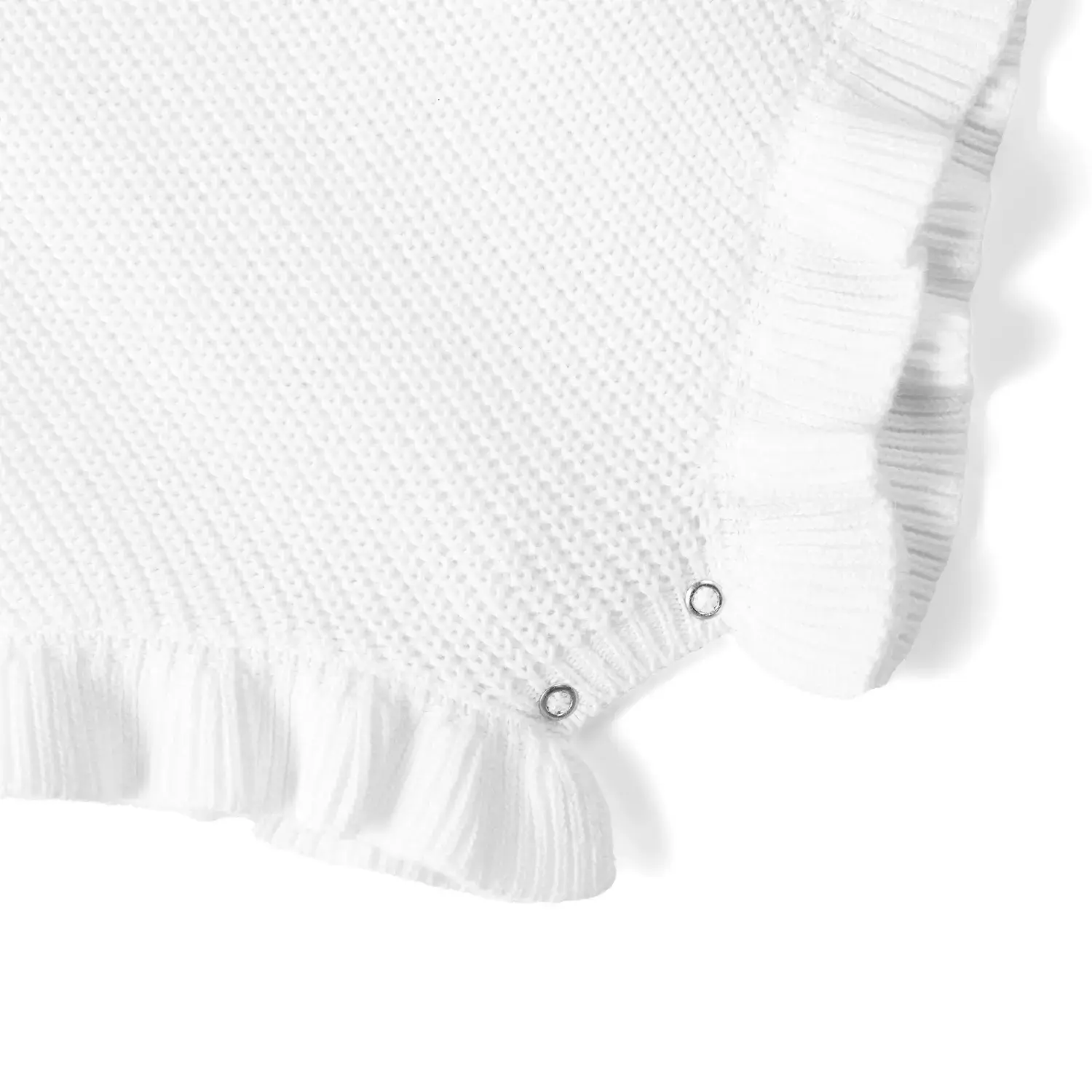 SwaddleAn - Wholesale Romper - Kids - 100% Cotton Ruffle Baby Girl Knit Romper 1