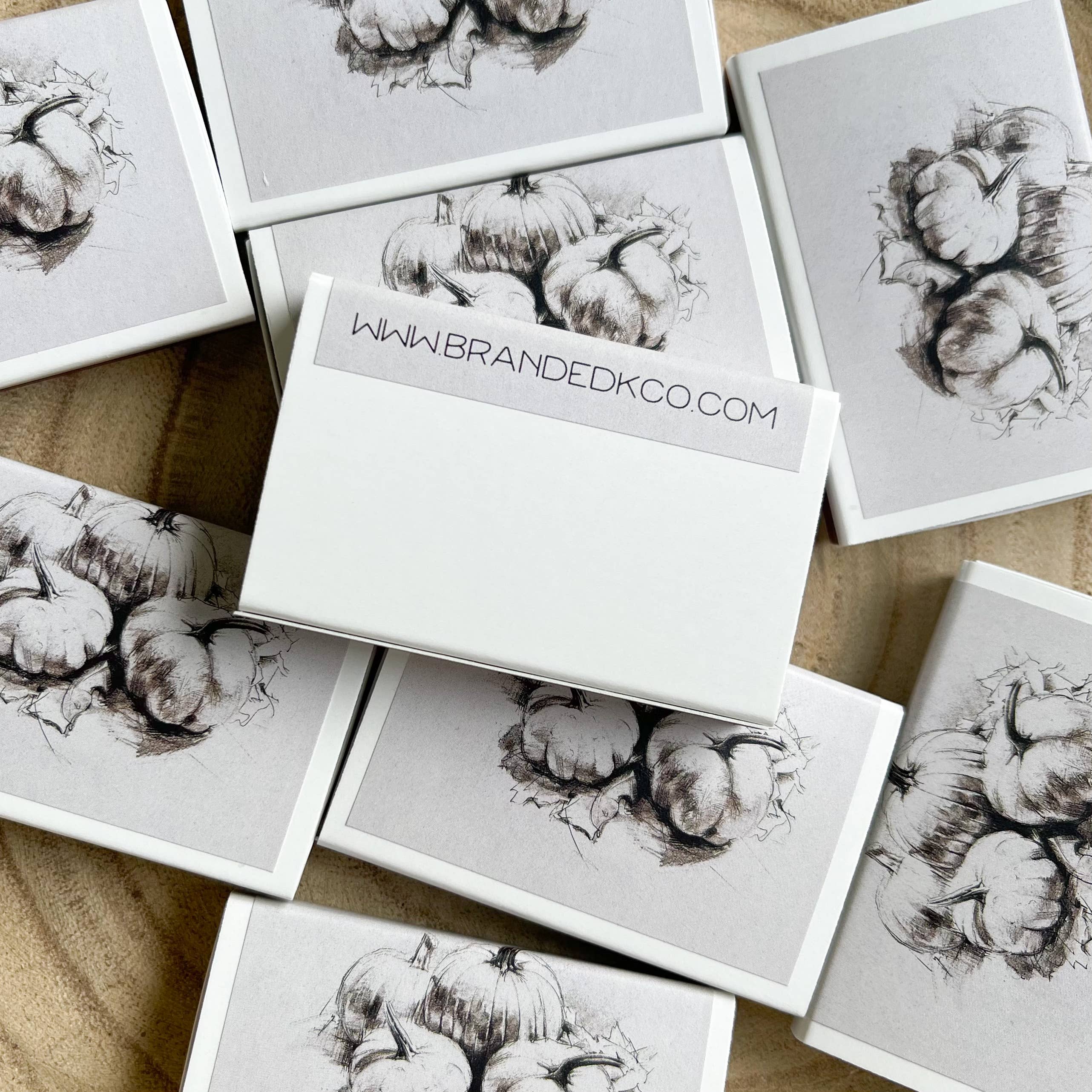 Branded K Co. - Wholesale Matches - Pumpkin Cluster Match Set // Fall Vintage Landscape1