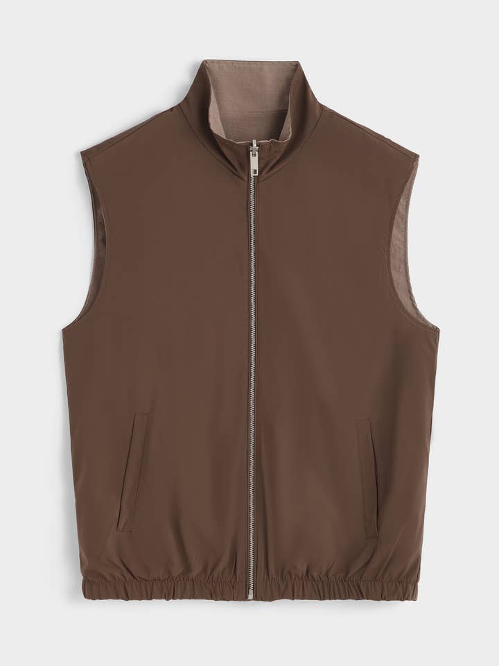 QQ507R68-9 Reversible Sleeveless Jacket – Practical and Modern for wholesale by Frilivin