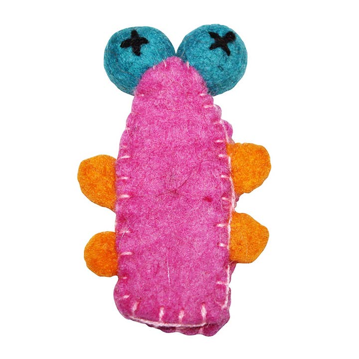 Boneca de dedo de feltro rosa por atacado de Tribal Trade GmbH