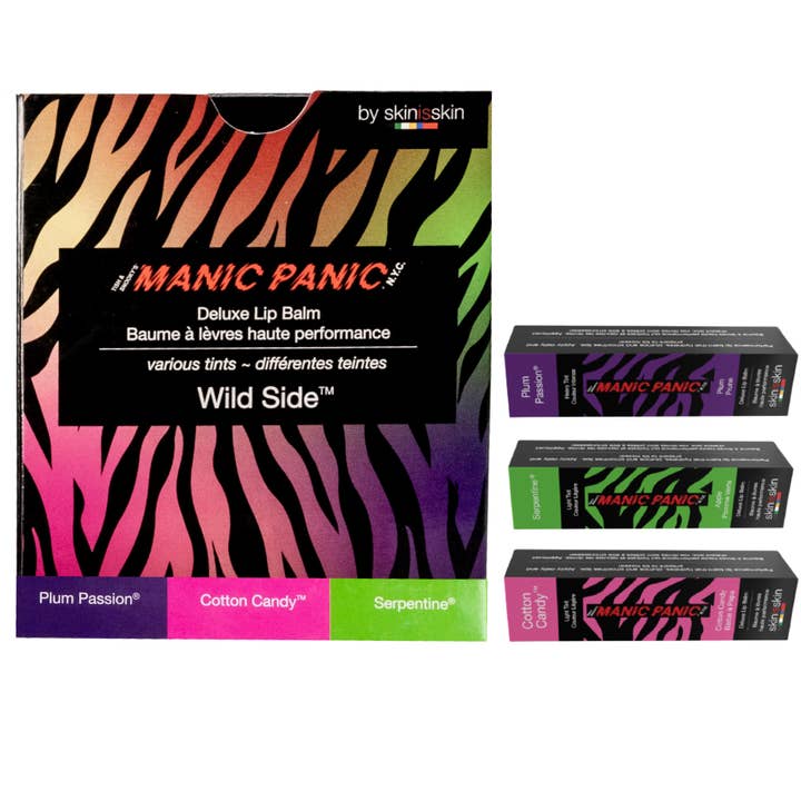 Skin Is Skin - Wholesale Lip Balm Set - Manic Panic® Wild Side Trio3