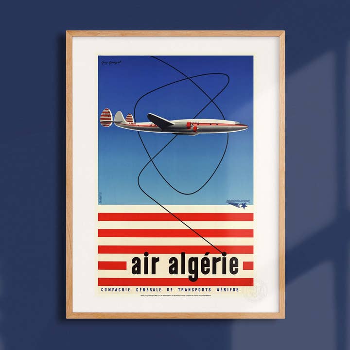 Affiche Air France / Air Algérie - AFL0697 pour la vente par Oneart