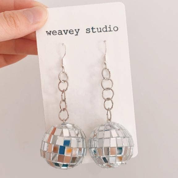 Weavey Studio - Wholesale Dangle earrings - Disco Dangle Earrings2